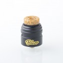 Authentic ThunderHead Creations X Mike Vapes Blaze SOLO RDA Atomizer - Black Gold, SS + Aluminum, BF Pin, 24mm