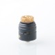 Authentic ThunderHead Creations X Mike Vapes Blaze SOLO RDA Atomizer - Black Gold, SS + Aluminum, BF Pin, 24mm