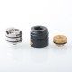 Authentic ThunderHead Creations X Mike Vapes Blaze SOLO RDA Atomizer - Black Gold, SS + Aluminum, BF Pin, 24mm