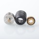 Authentic ThunderHead Creations X Mike Vapes Blaze SOLO RDA Atomizer - Black Gold, SS + Aluminum, BF Pin, 24mm