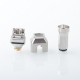 Psyclone X Susco Psyc Style RBA Bridge for SXK BB / Billet Box Mod Kit / Boro - Titanium Alloy, 1.2mm, 1.8mm, 2.5mm, 3mm