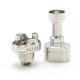 SXK KILLAB Style RBA Bridge for SXK BB / Billet Box Mod Kit / Boro - Silver, Air Pin 1.2 / 2.0 / 2.5 / 3.0 / 3.5mm