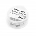 Authentic Pilot Kanthal A1 32 AWG Pre-coiled Resistance Wire for RDA - (5 PCS), 1.5 x 0.15mm, 0.2mm Dia, 0.3ohm