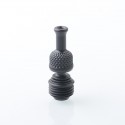 Authentic Auguse FOTO Drip Tip for BB / Billet Mod - Black, Stainless Steel