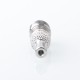 Authentic Auguse FOTO Drip Tip for BB / Billet Mod - Silver, Stainless Steel