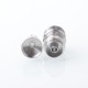Authentic Auguse FOTO Drip Tip for BB / Billet Mod - Silver, Stainless Steel