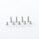 Authentic MK MODS Replacement Screw Set for SXK BB 70W / DNA 60W Style Box Mod Kit / Billet - Silver, Stainless Steel (9 PCS)