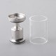 Authentic Ambition Mods Amazier MTL Replacement Nano Kit - Silver, 4.0ml