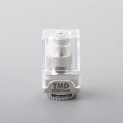 Authentic BP MODS TMD DOT Tank for dotMod dotAIO Pod Mod - Silver, 2.6ml, 0.55ohm / 1.05ohm