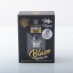 Authentic ThunderHead Creations X Mike Vapes THC Blaze SOLO RDA Vape Atomizer - Silver + Transparent, SS+ Glass, BF Pin, 24mm