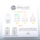Authentic BP MODS TMD DOT Tank for dotMod dotAIO Pod Mod - Silver, 2.6ml, 0.55ohm / 1.05ohm