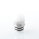 Authentic YDDZ A3 510 Drip Tip Set for RBA / RTA / RDA / RDTA Vape Atomizer - Sliver, SS Base + PEI / POM Mouthpiece