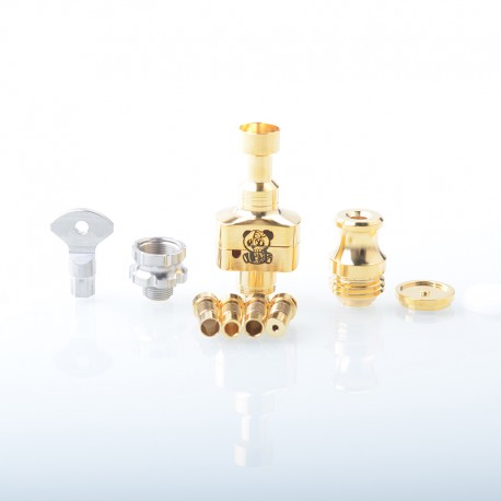 Wick'd Bridg'd Style RBA Bridge for Boro Devices / Billet / BB Mod Kit - Gold, 1.2mm, 2.5mm, 3.0mm, 3.5mm, 4.0mm