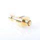 Wick'd Bridg'd Omega Style RBA Bridge for Boro Devices / Billet / BB Mod Kit - Gold, 1.2mm, 2.5mm, 3.0mm, 3.5mm, 4.0mm