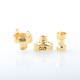 Wick'd Bridg'd Omega Style RBA Bridge for Boro Devices / Billet / BB Mod Kit - Gold, 1.2mm, 2.5mm, 3.0mm, 3.5mm, 4.0mm