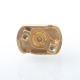 Wick'd Bridg'd Omega Style RBA Bridge for Boro Devices / Billet / BB Mod Kit - Gold, 1.2mm, 2.5mm, 3.0mm, 3.5mm, 4.0mm