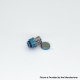 Authentic MK MODS Ti-type2 Drip Tip + Button Set for Cthulhu AIO - Rainbow, Titanium Alloy