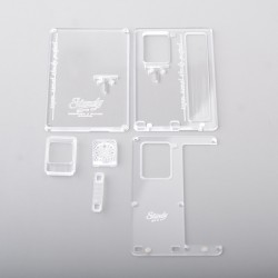 SSPP Style Front + Back Door Panel Plate Set for Cthulhu AIO Mod Kit - Translucent