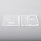 SSPP Style Front + Back Door Panel Plate Set for Cthulhu AIO Mod Kit - Translucent