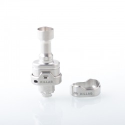 KILLAB Style RBA Bridge for SXK BB / Billet Box Mod Kit / Boro - Silver, Air Pin 1.2 / 2.0 / 2.5 / 3.0 / 3.5mm