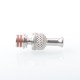 Authentic Auguse FOTO V2 510 Drip Tip for RDA / RTA / RDTA Atomizer - Silver, Titanium