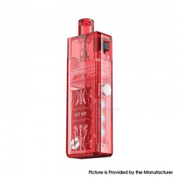[Ships from Bonded Warehouse] Authentic LostVape Orion Art Pod Mod Kit - Red Clear, 800mAh, 2.5ml, 0.8ohm / 1.0ohm