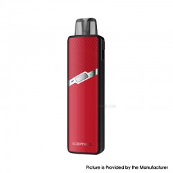 [Ships from Bonded Warehouse] Authentic Innokin Sceptre 2 Pod System Mod Kit - Red, 1400mAh, 3ml, 0.5ohm / 0.6ohm