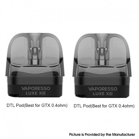 [Ships from Bonded Warehouse] Authentic Vaporesso LUXE XR / LUXE X Empty Pod Cartridge - RDL Pod, 5ml (2 PCS)