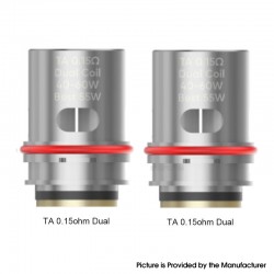 [Ships from Bonded Warehouse] Authentic SMOKTech SMOK T-Air Replacement Coil - TA 0.15ohm Dual (5 PCS)