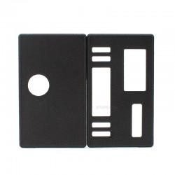 Authentic SXK Hollow out Front + Back Door Panel Plates for BB / Billet Box Vape Mod - Black, Polyamide (2 PCS)