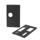 Authentic SXK Hollow out Front + Back Door Panel Plates for BB / Billet Box Mod - Black, Polyamide (2 PCS)