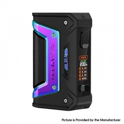 [Ships from Bonded Warehouse] Authentic Geekvape L200 Aegis Legend 2 Classic Mod - Rainbow, VW 5~200W, 2 x 18650 / 20700 / 21700