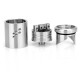 Authentic Wotofo Lush RDA Rebuildable Dripping Atomizer - Silver, Stainless Steel, 22mm Diameter