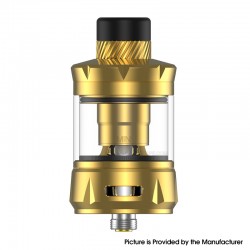 [Ships from Bonded Warehouse] Authentic Hellvape TLC Sub Ohm Tank Atomizer - Gold, 5ml / 6.5ml, 0.15ohm / 0.2ohm, 25.4mm
