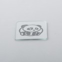 Replacement Tank Cover Plate for Boro / BB / Billet Tank - Black Panda F, Glass (1 PC)