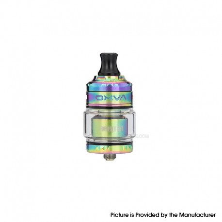 [Ships from Bonded Warehouse] Authentic OXVA Arbiter Solo RTA Rebuildable Tank Atomizer - Rainbow, 4ml, MTL / RDL, 25mm