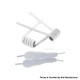 [Ships from Bonded Warehouse] Authentic GeekVape N80 Fused Clapton Coil + Feather Cotton - 0.3ohm (28Ga x 4 + 40Ga) (2 PCS)