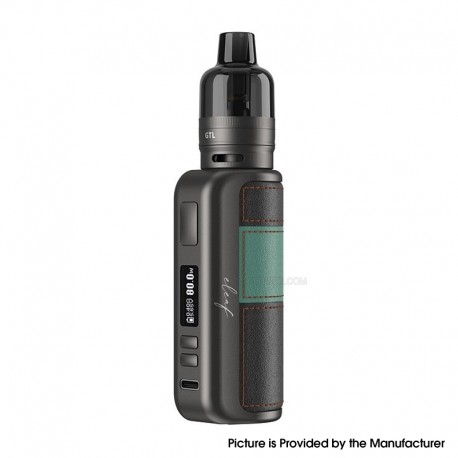 [Ships from Bonded Warehouse] Authentic Eleaf iStick Power Mono 80W Box Mod Kit with GTL Pod Tank - Green Black, 1~80W, 3500mAh