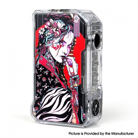 [Ships from Bonded Warehouse] Authentic Dovpo MVV M VV II 280W VV Box Mod - Geisha Clear, PC + Zinc Alloy, 1~8V, 2 x 18650