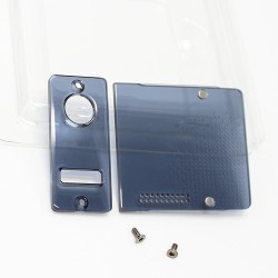SXK Delro Style AIO Mod Kit Replacement Door Cover Panel Plate - Translucent Black (2 PCS)