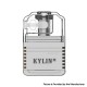 Authentic Vandy Vape Kylin M RTA Boro Tank for Pulse AIO / Pulse AIO.5 / BB / Billet / Boro - Frosted Grey, 3ml