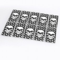 PVC Wrapper Skin Sticker for 18650 Battery - Skeleton Army (10 PCS)