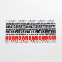 PVC Wrapper Skin Sticker for 18650 Battery - Proverbs (10 PCS)