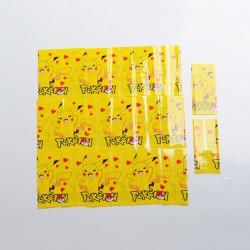 PVC Wrapper Skin Sticker for 18650 Battery - Pokemon (10 PCS)
