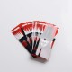 PVC Wrapper Skin Sticker for 18650 Battery - V for Vendetta (10 PCS)