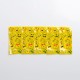 PVC Wrapper Skin Sticker for 20700 / 21700 Battery - Bmoji (10 PCS)