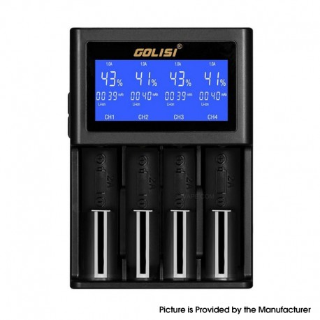 [Ships from Bonded Warehouse] Authentic Golisi S4 2.0A Smart Charger with LCD Screen - US Plug