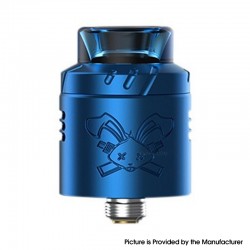 [Ships from Bonded Warehouse] Authentic Hellvape Dead Rabbit Solo RDA Rebuildable Dripping Atomizer - Blue, 22mm, BF Pin