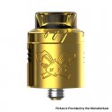 [Ships from Bonded Warehouse] Authentic Hellvape Dead Rabbit Solo RDA Rebuildable Dripping Atomizer - Gold, 22mm, BF Pin
