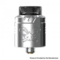 [Ships from Bonded Warehouse] Authentic Hellvape Dead Rabbit Solo RDA Rebuildable Dripping Atomizer - SS, 22mm, BF Pin